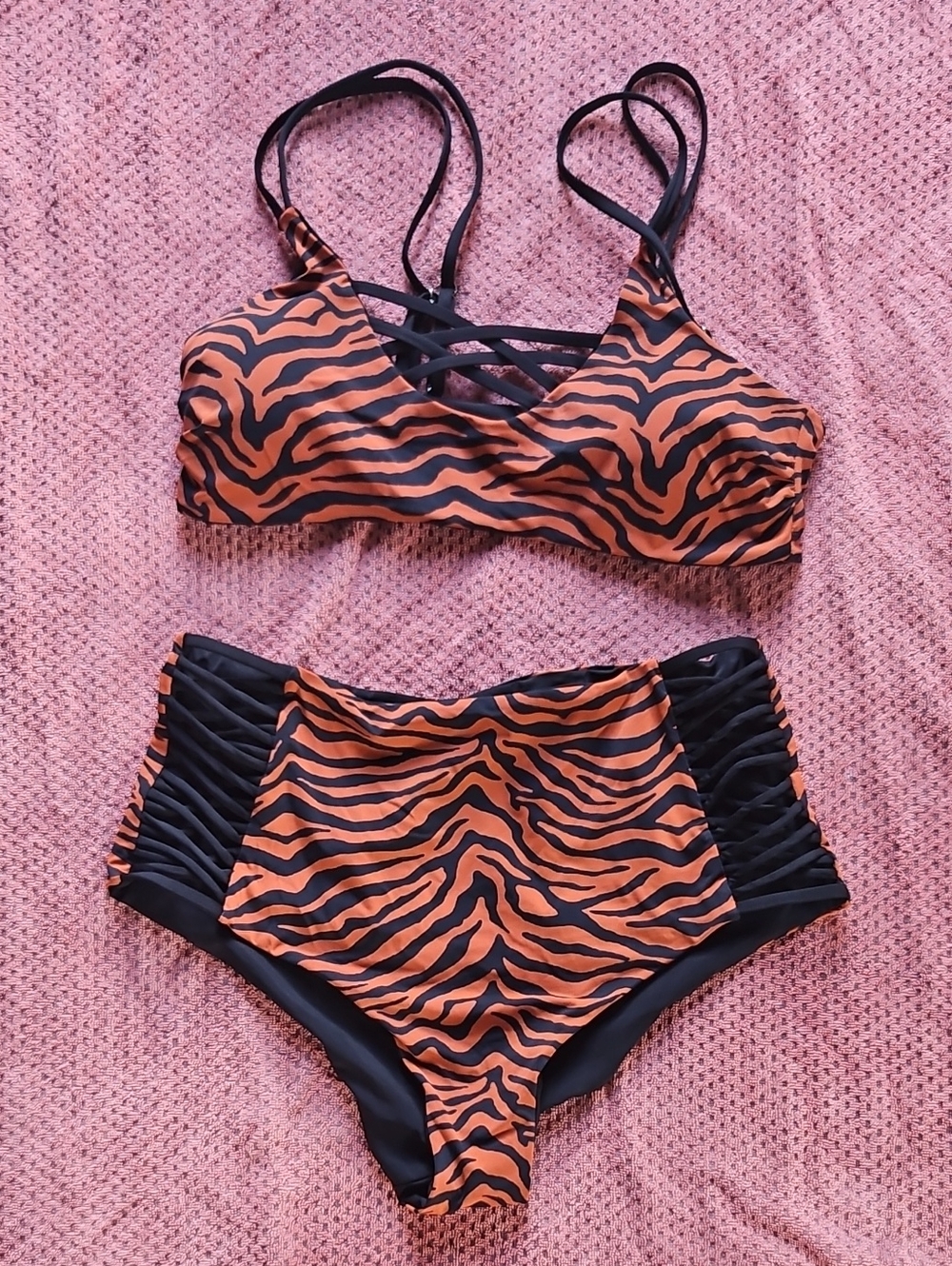 🐅Tiger Striped Bikini 🐅